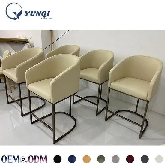 Fabric Bar Chairs Metal, Bar Stools