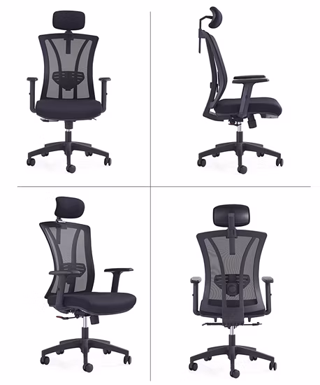 China Home Office Chair High Back Executive Mesh Ergonomic Chair Factory PC Gamer Work Desk Chair Wholesale Staff Chair Office Sample Customization