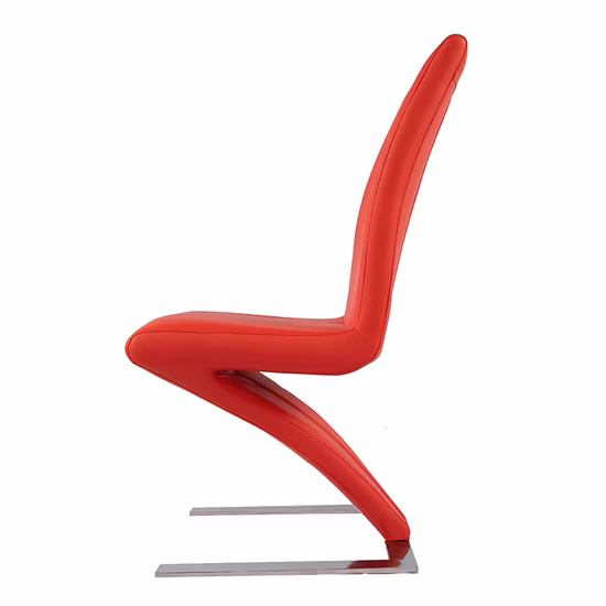 Rotary Upholstery Dining Chair with Injection Foam and Aluminum Base
