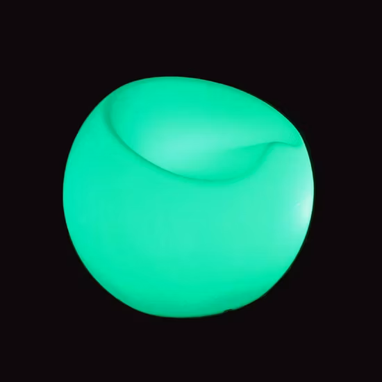 USA Luxury Furniture LED Apple Chair RGB Hair Salon Furniture Used Bar Stool